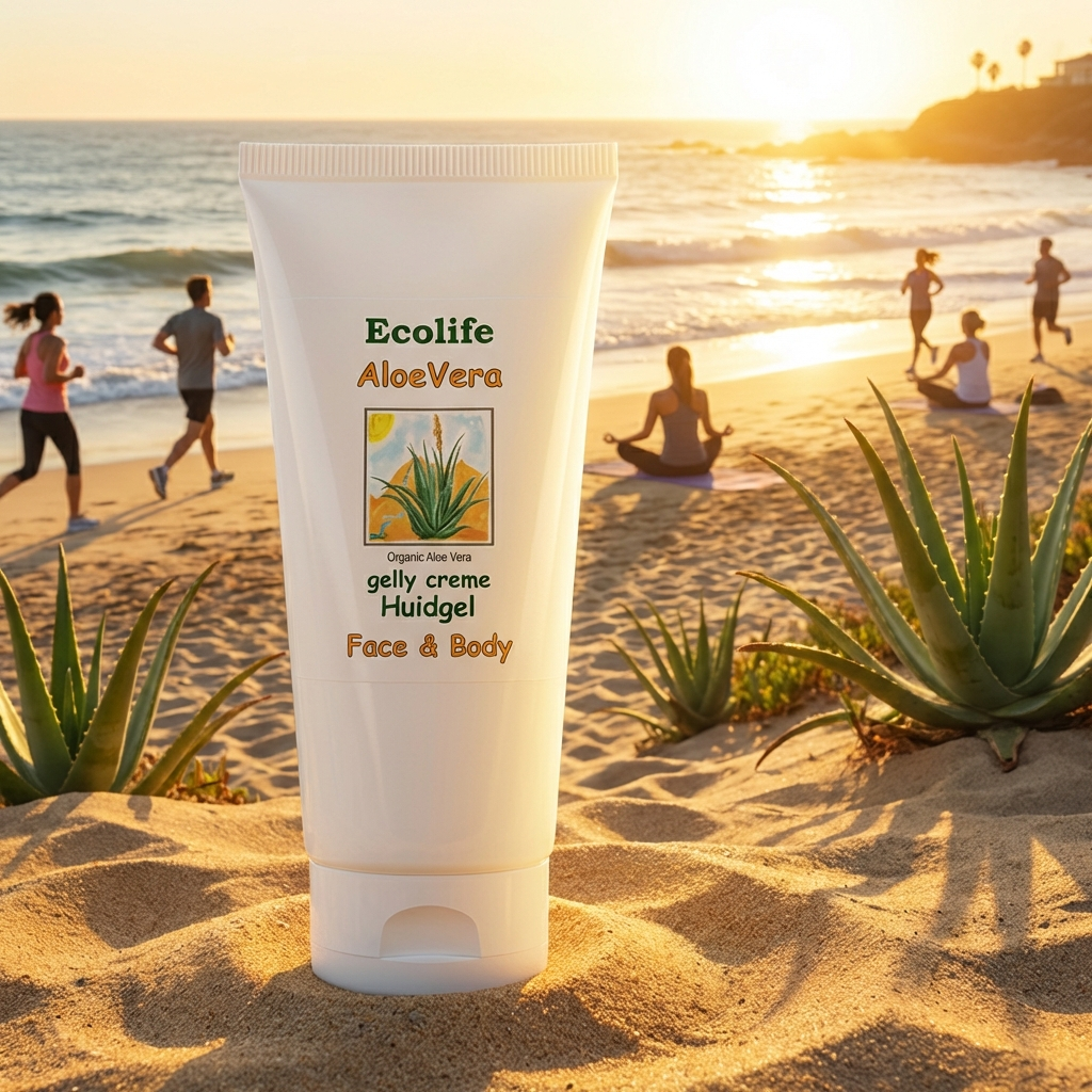 Aloë vera hui gel. Voor haar en huid. 